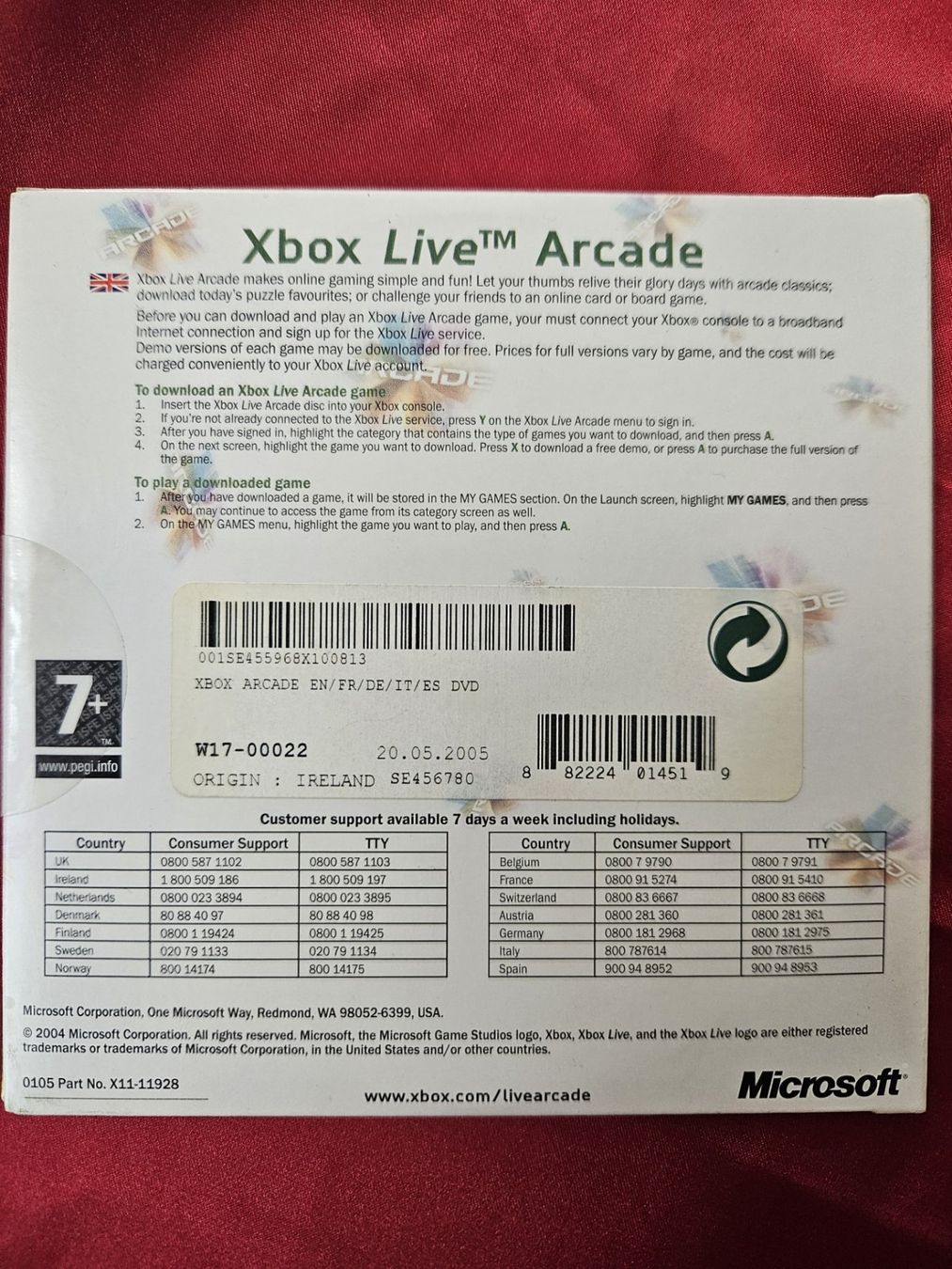 Microsoft Giochi: Microsoft X-box Arcade Game OVP NEUWARE SEALED Verpackt – Usato da Schleitheim venduto da petung 2