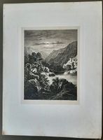 Alex. De Bar  "Le lac" d'A. De Lamartine - Strophe 15 - 1860
