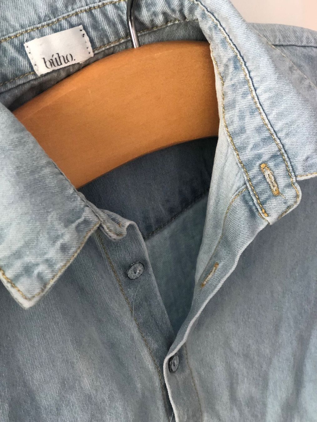 Camicette, T-shirt & Top: Kinder Jeans-bluse, Gr. 5-6J. – Usato da Unterägeri venduto da Lerchemeerenge 1