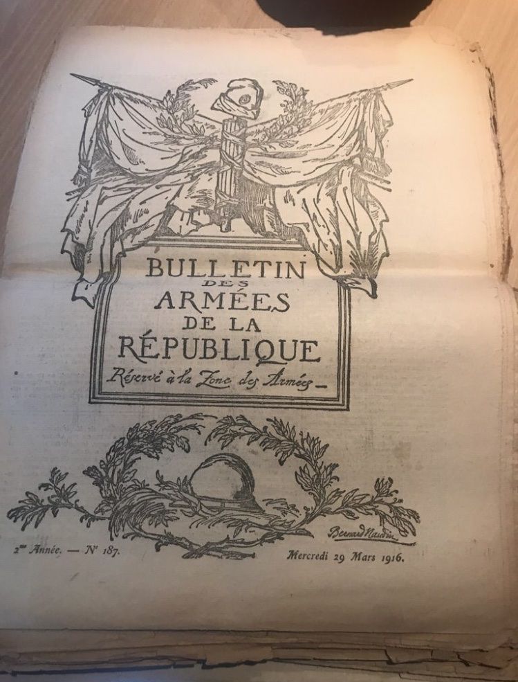 Riviste & Magazine: Bulletins des Armées, 1916-1917 – Usato da Genève venduto da Eric1823 1