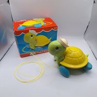 Fisher Price vintage Turtle 1977 with box