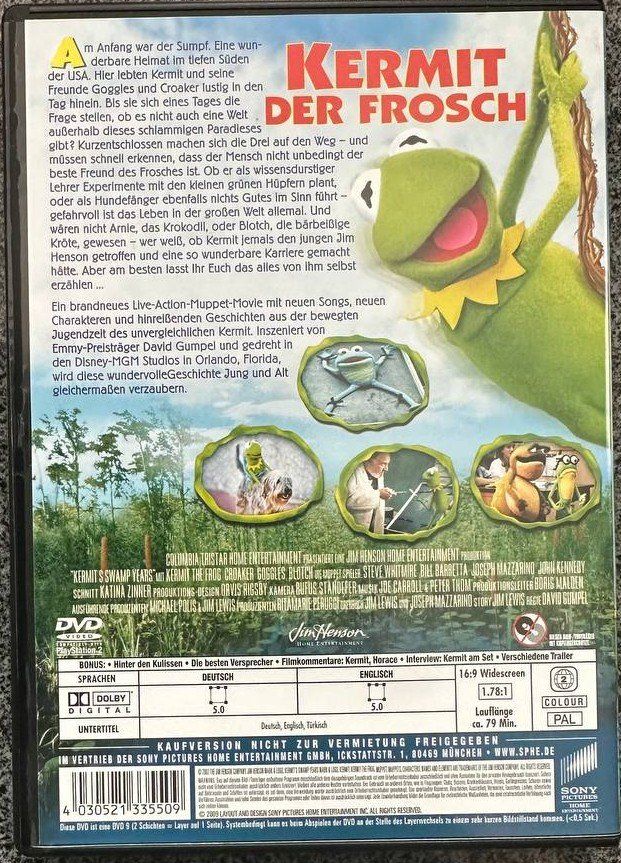 Alle DVDs: Muppets Most Wanted & Kermit der Frosch – Gebraucht aus Beringen von Mantafisch1 3