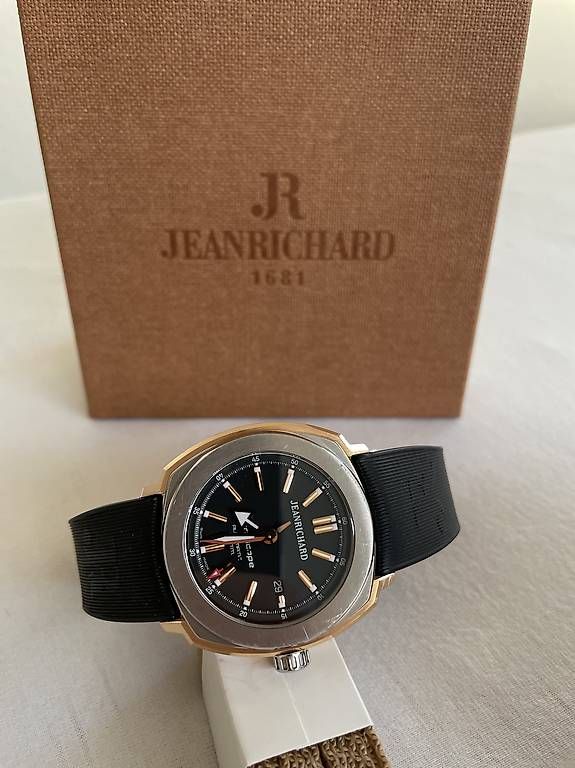 Orologi: JeanRicahrd Terrascope acier-Or rose – Usato da Courtételle venduto da directswisswatch