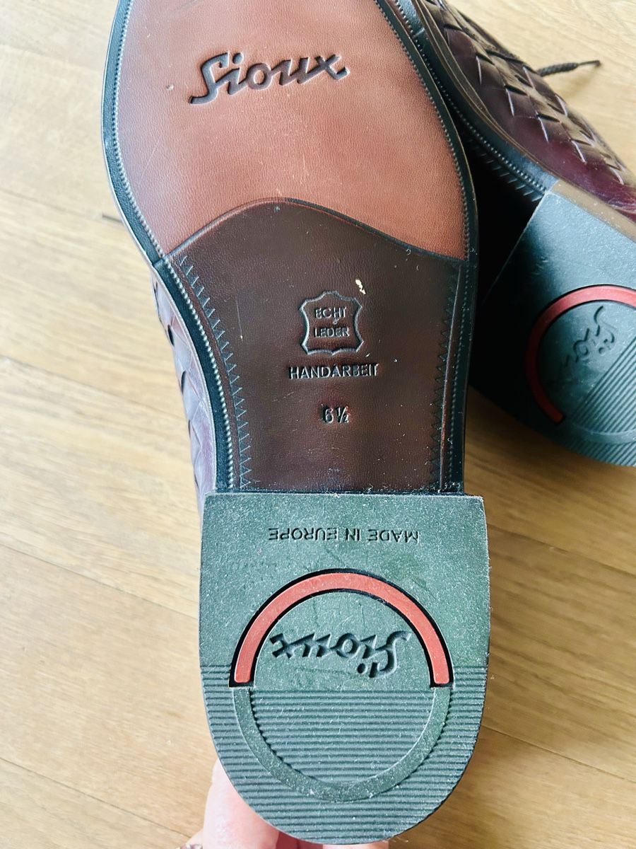 Scarpe da uomo: Sioux Schuhe Gr. 41, braun, Top Zustand! – Nuovo (secondo la descrizione) da Binningen venduto da Dreaming 3