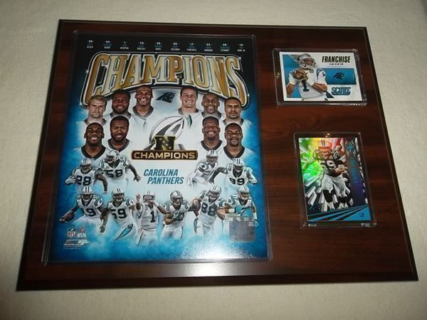 NFL Carte collezionabili: NFL Carolina Panthers Plakette – Nuovo e nell'imballaggio originale da Reinach BL venduto da RetroGamesSportsMore