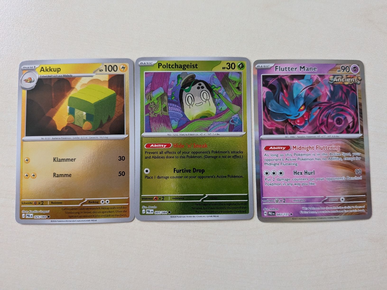 Pokémon Cartes à collectionner: 3er-Pokémon-Karten-Set – Neuf (Voir description) à Märstetten par eri_9lt8