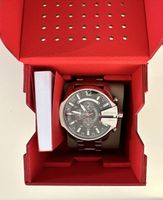 DIESEL Mega Chief Herrenuhr Chronograph Edelstahl DZ-4308