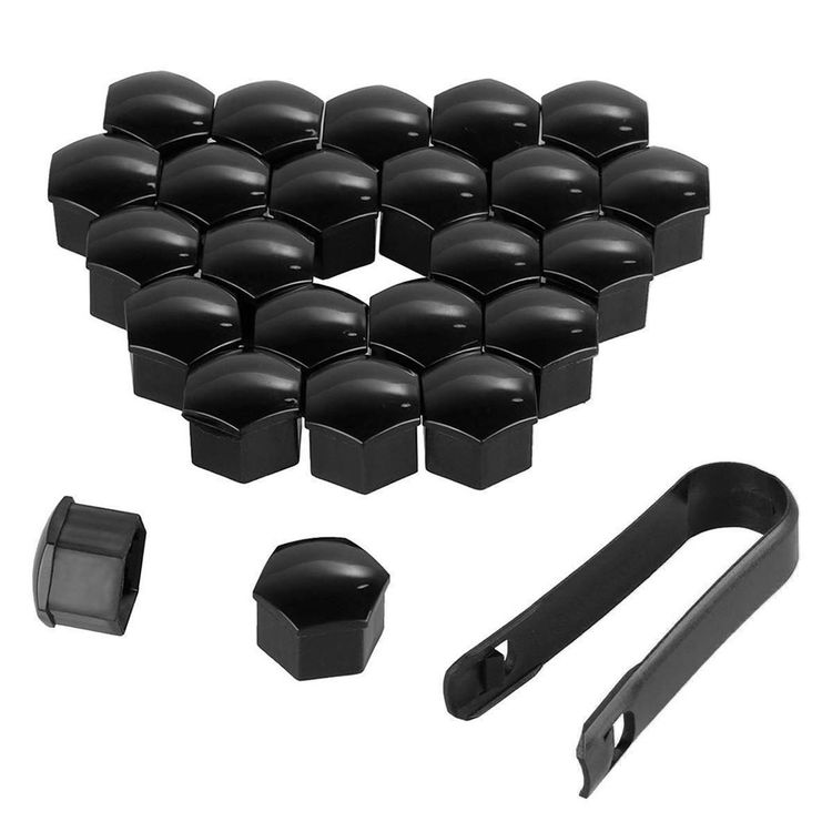 Biomar Labs Radmutterkappen 20-tlg Set - 19mm Universal Mit Entfernungswerkzeug