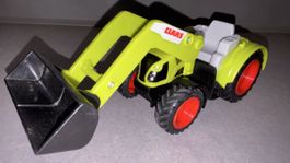 CLAAS BRUDER Spielzeugtraktor mit Frontlader & Schaufel 