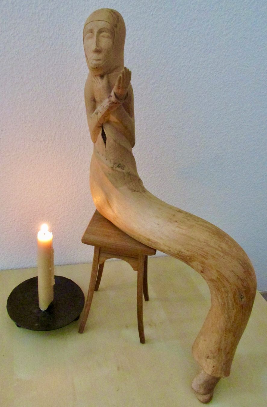 Statuette: handgeschnitzte Figur aus Holz – Usato da Winterthur venduto da mat_q5d5 5