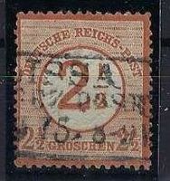 Deutsches Reich 1874 2 1/2 Goschen gest.