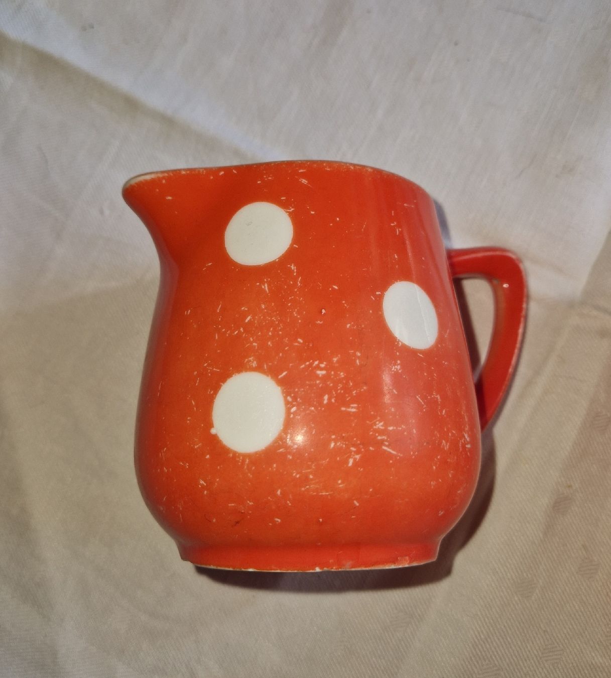 Karaffen: Krug Set  orange mit Punkten gebraucht. – Gebraucht aus Willisau von mar_j55v 4