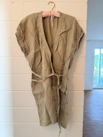 Isabel Marant Étoile Wickelkleid – Leinen – Gr. 36