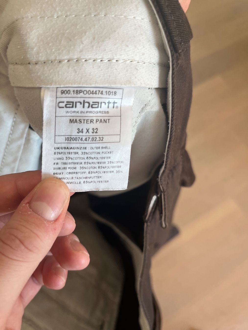 Carhartt Pantalons: Carhartt WIP Master Pant – D'occasion à Mühlethal par SUPnik 2