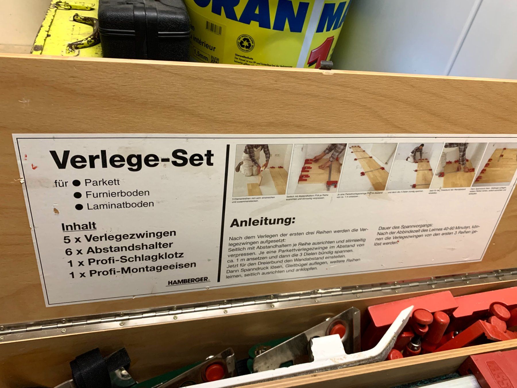 Alle Werkzeuge: Verlege-Set für Böden – Neu (gemäss Beschreibung) aus Samstagern von Spliti 1