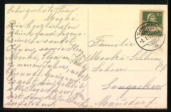 Cartoline postali: AK Männedorf, Kreisasyl – Usato da Berlin venduto da bartko-reher 1