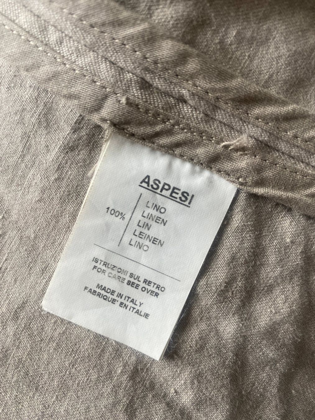 Aspesi Giacche: ASPESI Helles Sommerjacket aus Leinen, XL – Usato da Zürich venduto da leo_wxt7 4