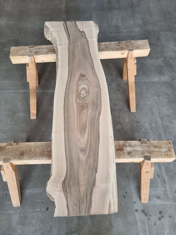 Articoli in legno: Nussbaum Massivholz Klotzbretter Natur Walnut Unikat Deko – Nuovo (secondo la descrizione) da Rheineck venduto da Dein_Wunschholz 5