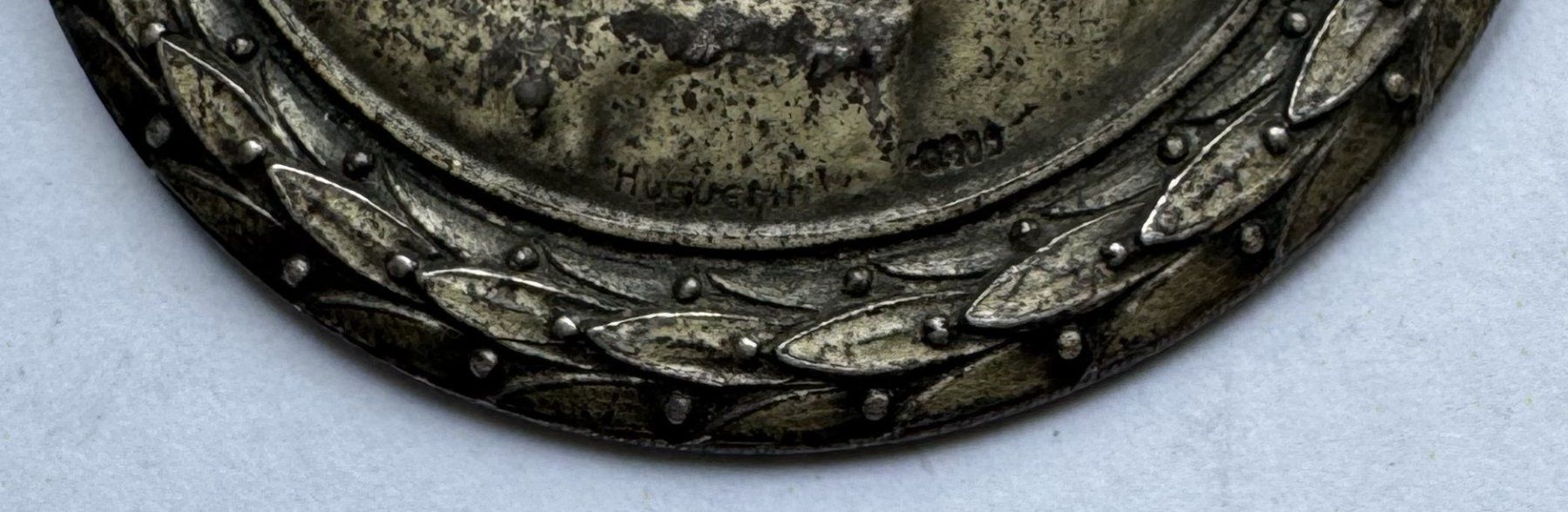 Medaillen: 1929 Kranzabzeichen Bellinzona Silber 0.900 – Gebraucht aus Kirchberg SG von Helveticus00 1