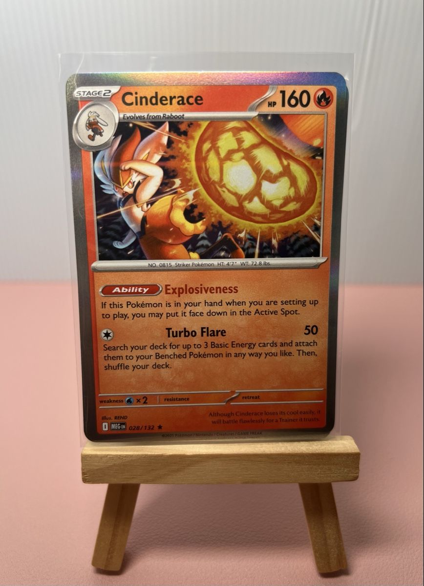 Pokémon Carte collezionabili: Pokemon Cinderace 028 Holo EN – Nuovo (secondo la descrizione) da Langenthal venduto da EceSuzu