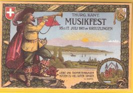 16+17.7.1911 Kreuzlingen TG Kantonales Musikfest