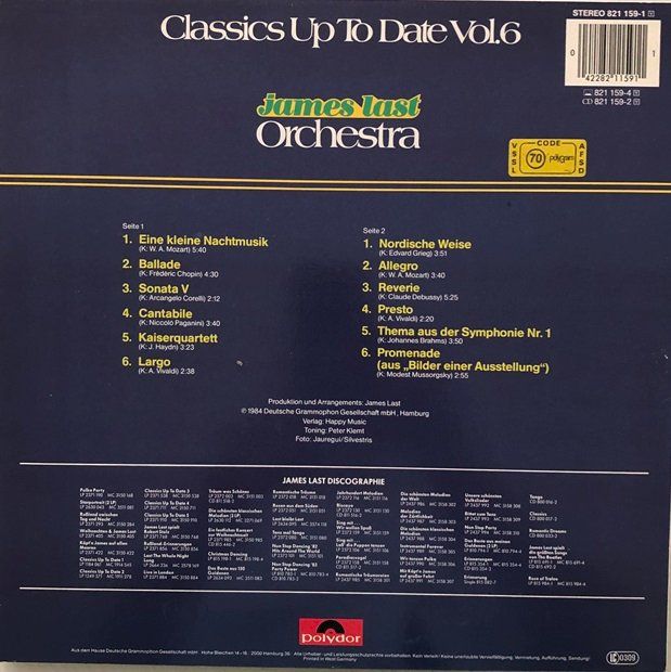 Vinyles: 6x LPs James Last – D'occasion à Grüningen par azulvinyl 4