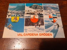 Carte Postale Vintage Val Gardena- Selva Val Gardena 15.3.80