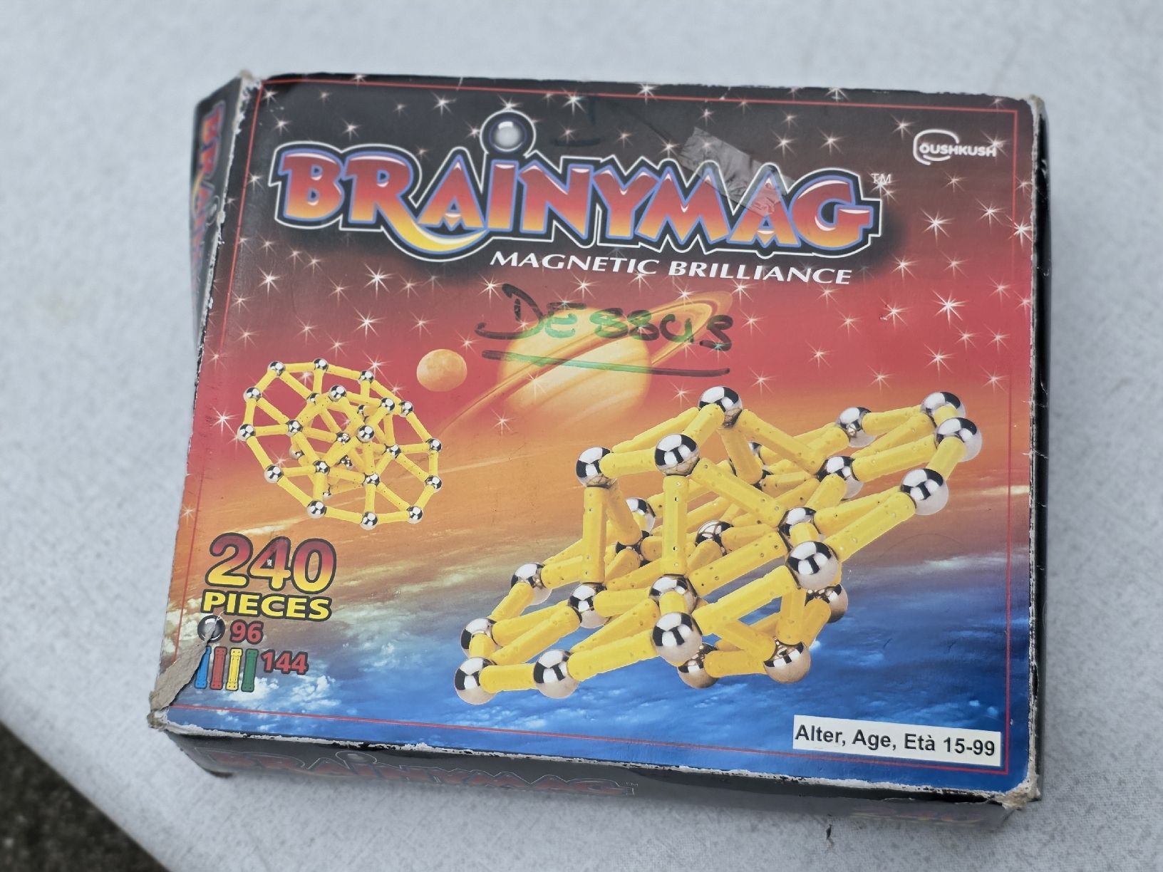 Giocattoli: Brainymag - Jeu de construction magnétique complet 240pcs – Usato da Nyon venduto da elb_qt5b 1