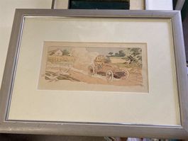 MONTAUT Ernest 1879-1909 Lithographie