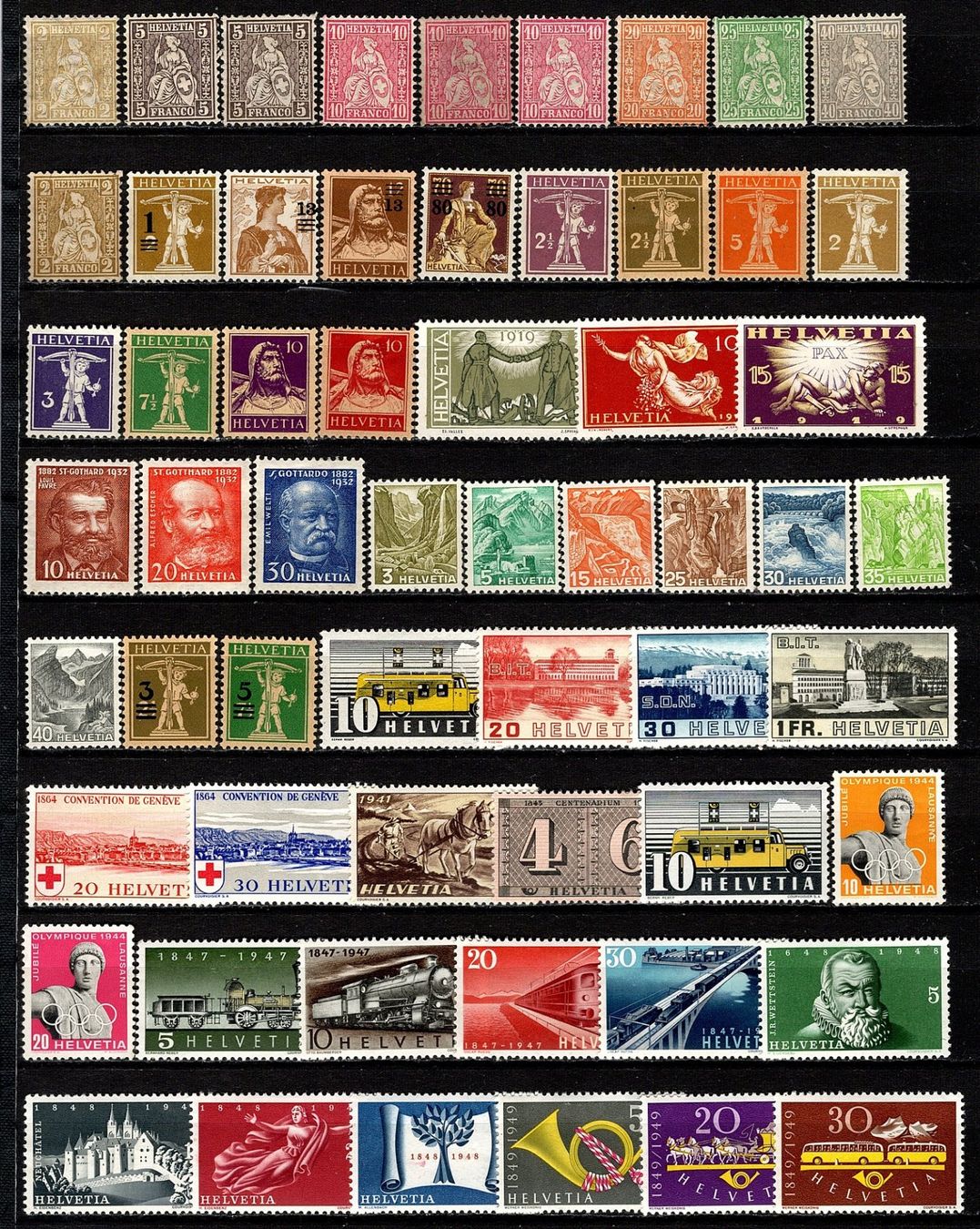 Tutti i francobolli: Sammlung Schweiz (747) – Usato da Burgdorf venduto da blinky01