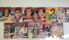 Burda Moden Zeitschriften, Jahrgang 1983-1986, 11 Stück