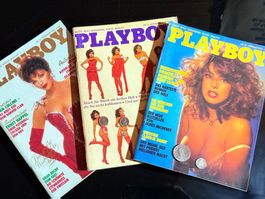 Playboy Konvolut: 3 gute und integre Hefte auf Deutsch