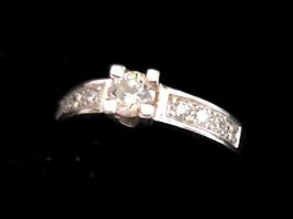 Diamantring,  Goldring 