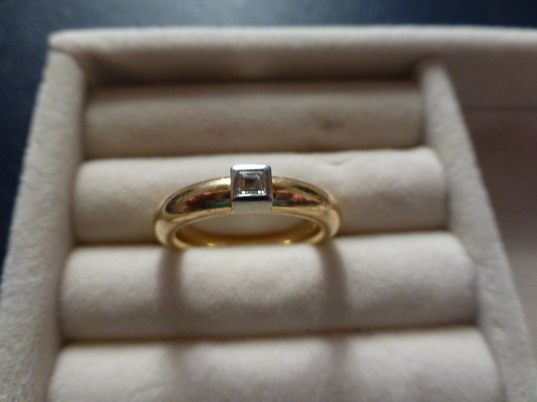 Anelli: Damenring aus 18 Kt. Gelbgold – Usato da Eschenbach LU venduto da Orchi 2