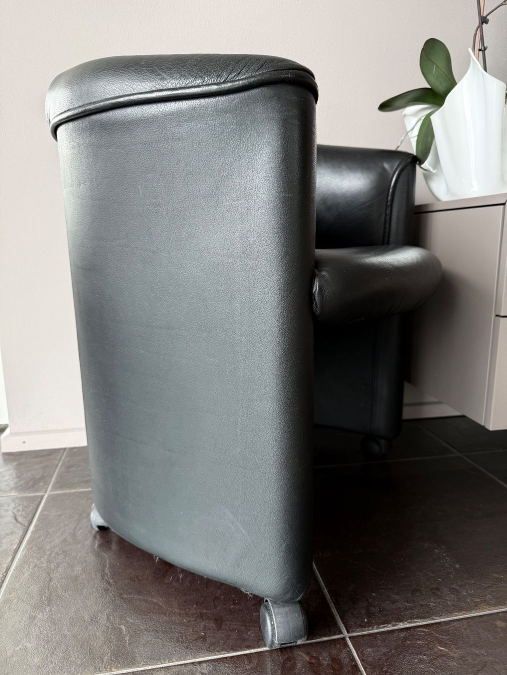 Sessel: Sessel Ledersessel mit Rollen – Gebraucht aus Altendorf von RedHairBeast 3