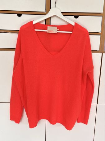 ABSOLUT CASHMERE Pullover orange, Gr. 38