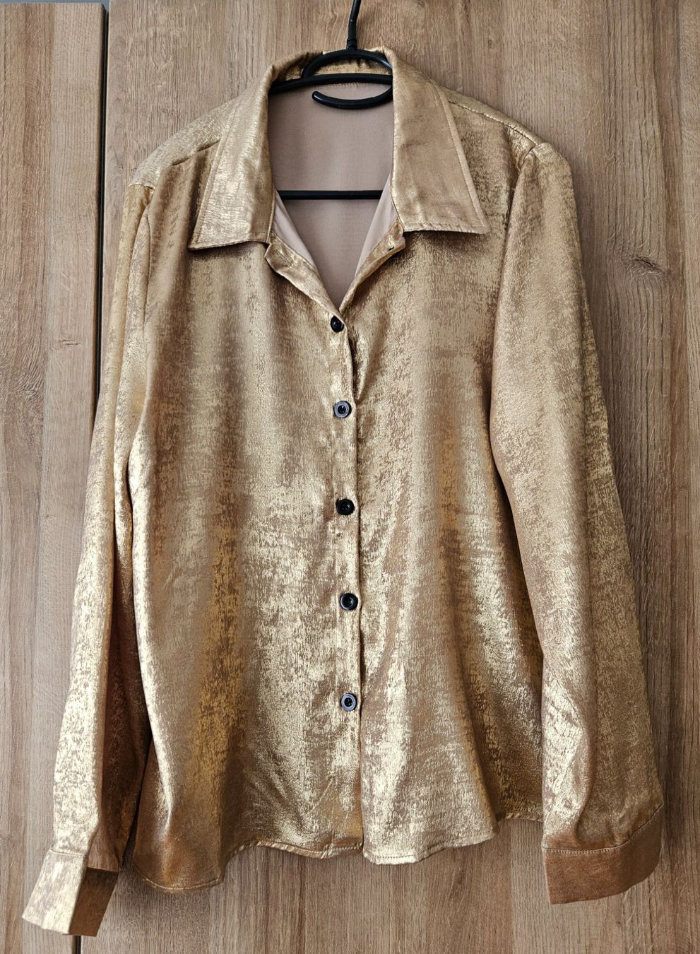 Blusen: goldige Damen Bluse langarm, Gr. 42 / XL – Gebraucht aus Möriken AG von pam66