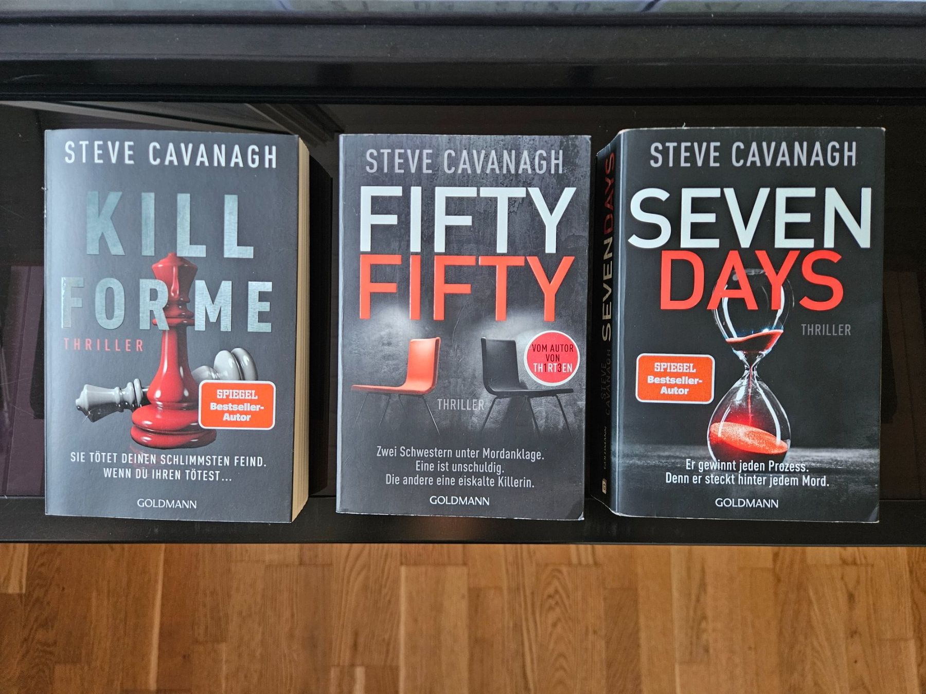 Libri: Steve Cavanagh - Kill for me, fiftyfifty, 7days – Usato da Rheineck venduto da Freibach9424