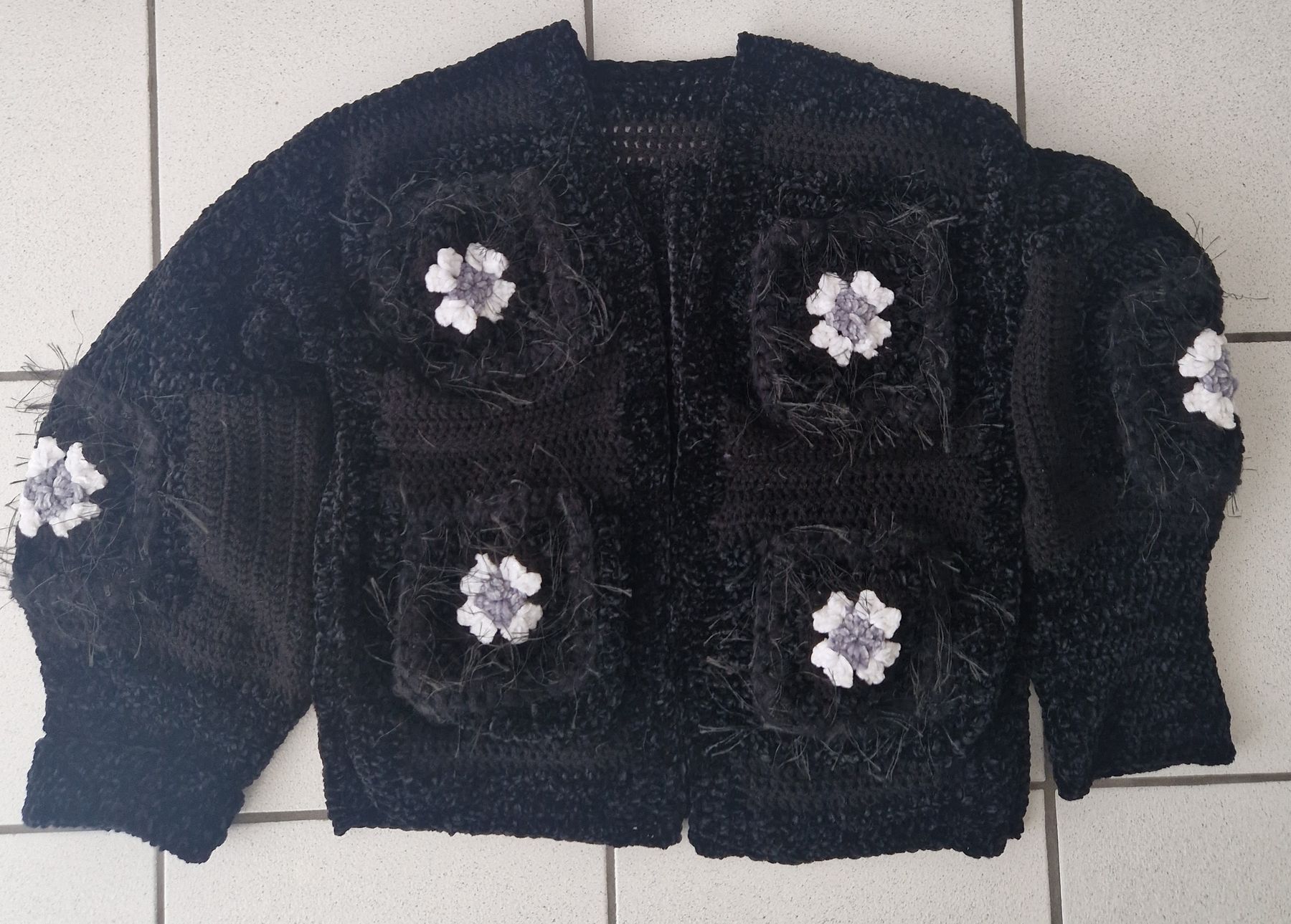 Giacche: VESTE HANDMADE EN CROCHET  – Nuovo e nell'imballaggio originale da Camorino venduto da JPHANDMADE1 7