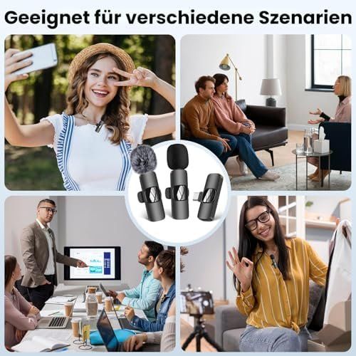 Mikrofone: Kabelloses Lavalier Mikrofon Handy iPhone Computer Wireless – Neu und originalverpackt aus Hundwil von pak_7zvn 4
