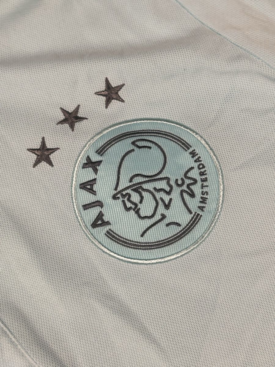 Adidas Polo-Shirts: Adidas Ajax Amsterdam Polo Shirt Hellblau – Gebraucht aus Luzern von 041Vintage 3