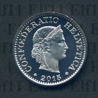 CHF___0.10 2015 stgl * nigelnagelneu! 10 Rappen