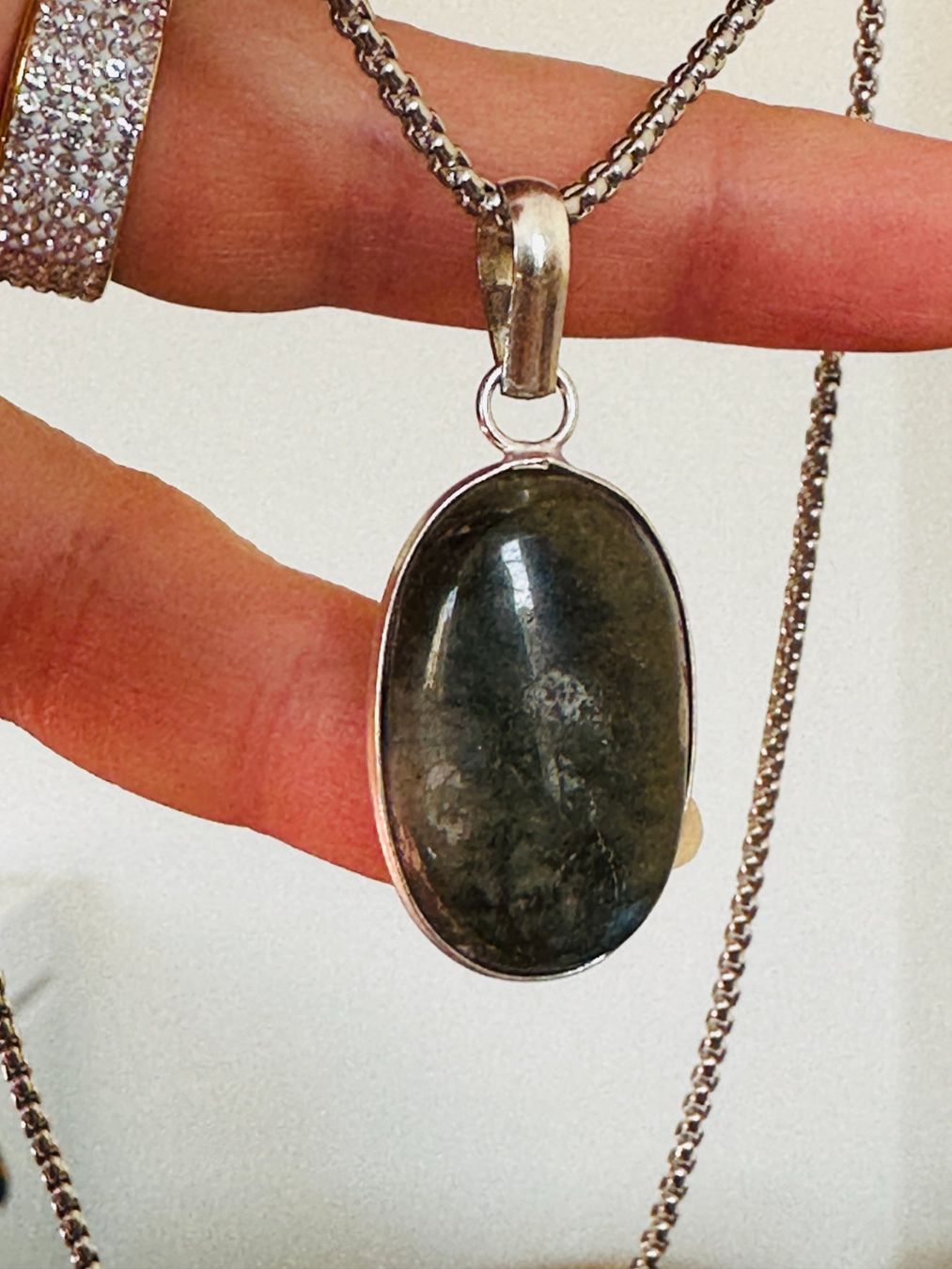 Catenine: Labradorite necklace – Nuovo e nell'imballaggio originale da Genève venduto da AGBERG 5
