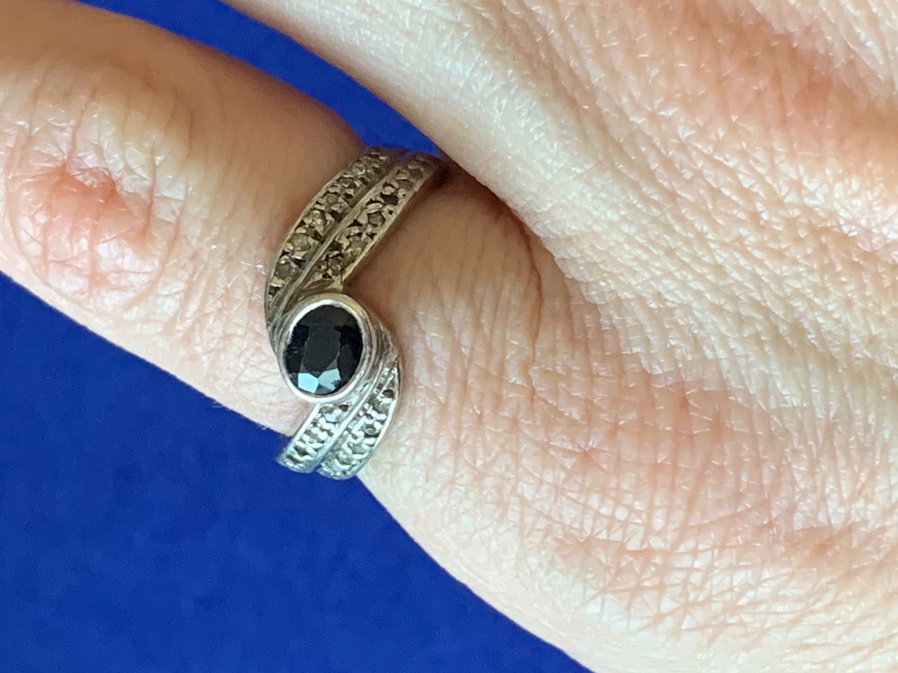 Anelli: Silberring onyx EDEL weiss (49) – Usato da Laufen venduto da Bellebellezza 1