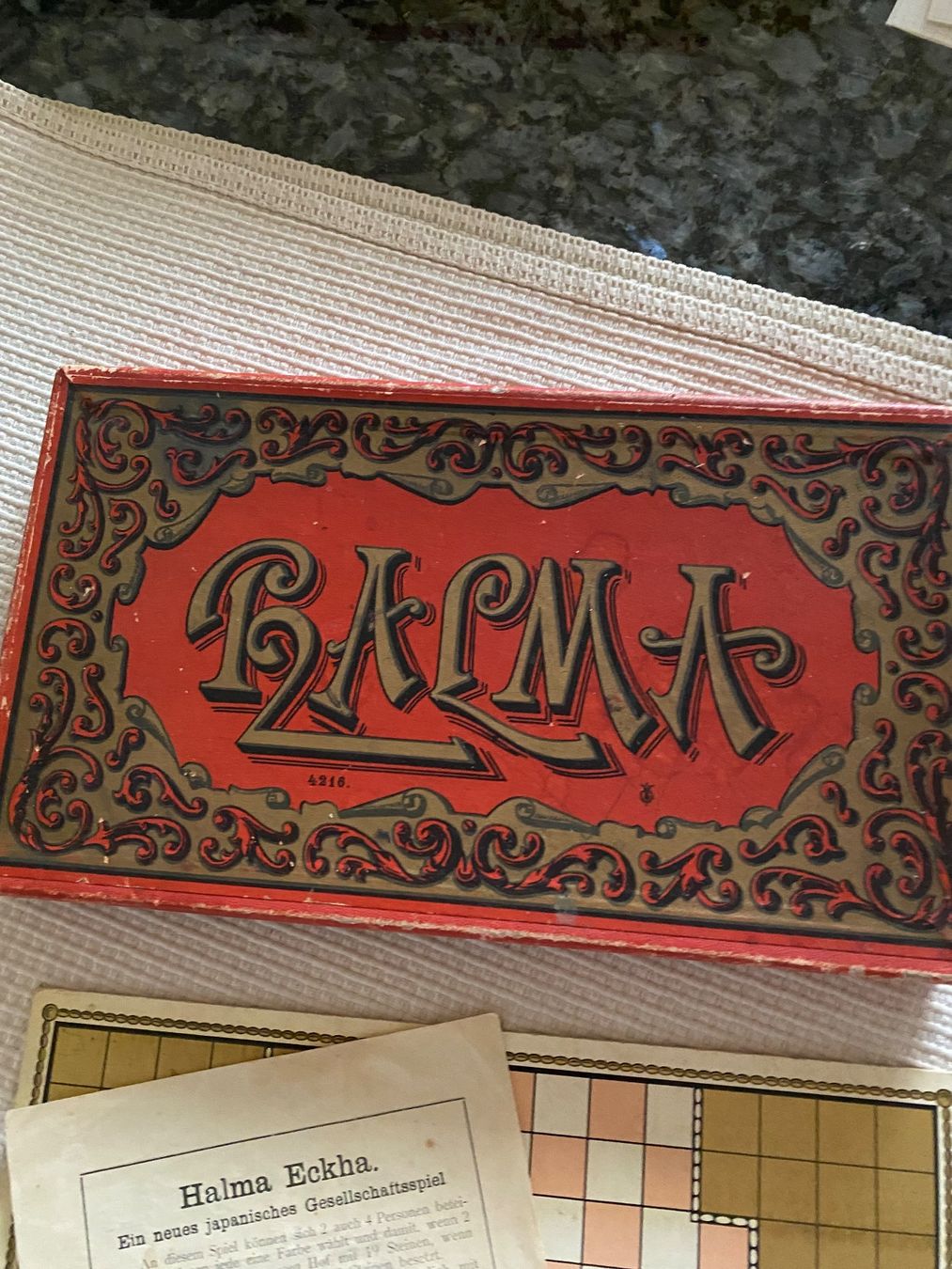 Spiele: HALMA Vintage  **Kellerfund** – Gebraucht aus Allenwinden von Obalu