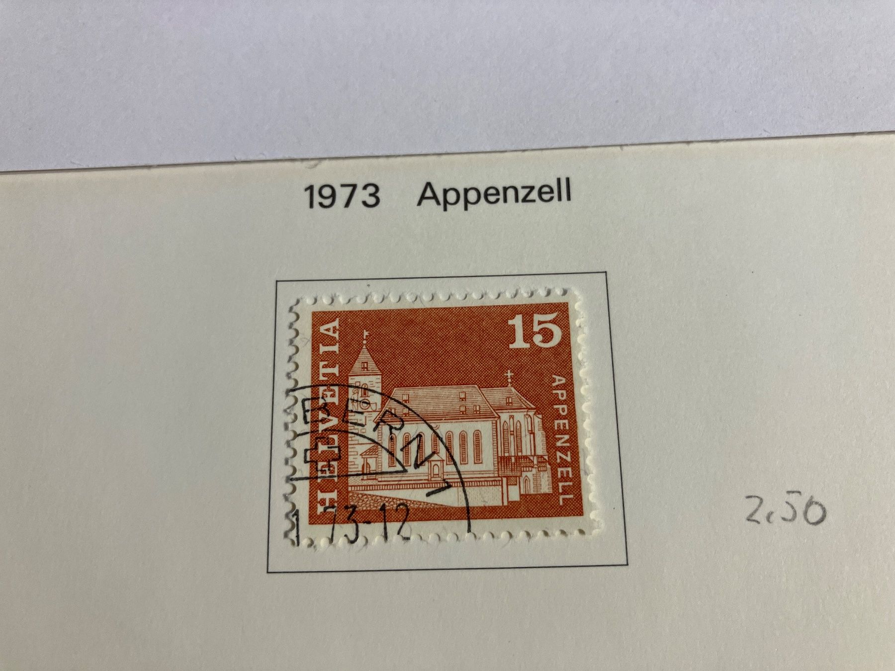 Tutti i francobolli: 1973 Appenzell – Usato da Cunter venduto da Bicasi58