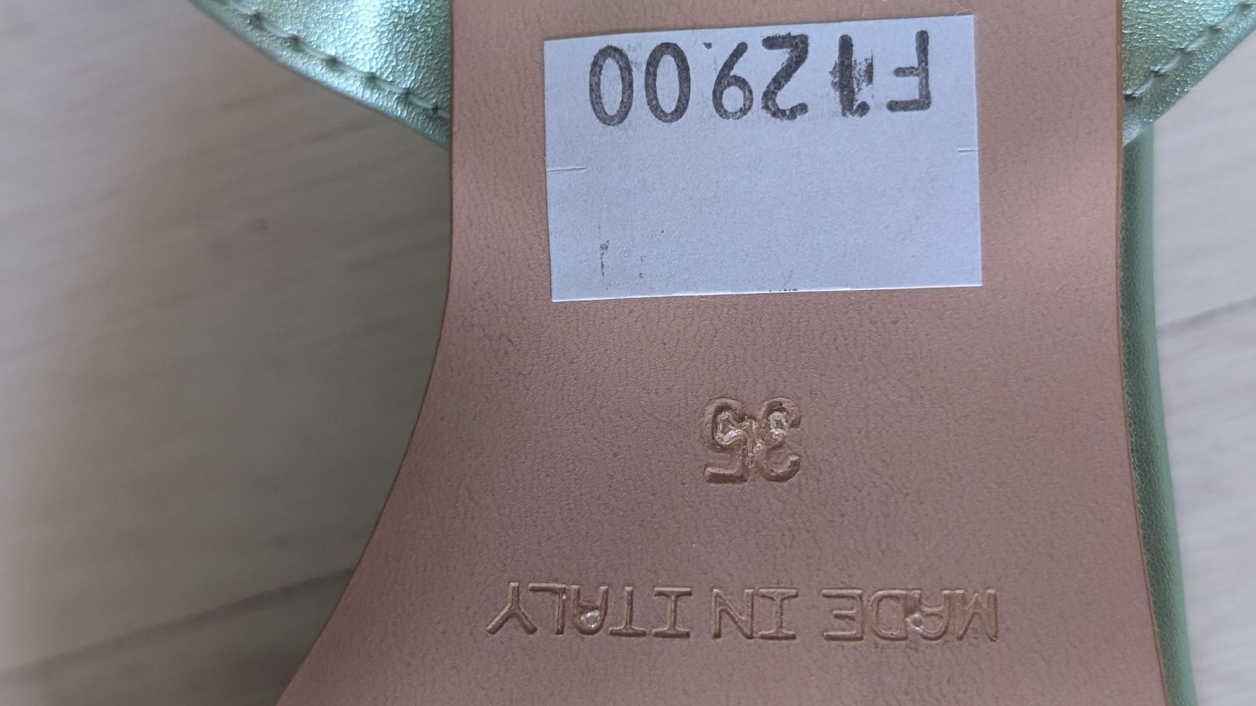 Scarpe da donna: Sommer-Damenschuh helles Grün metallic – Nuovo (secondo la descrizione) da Zürich venduto da Misam 7