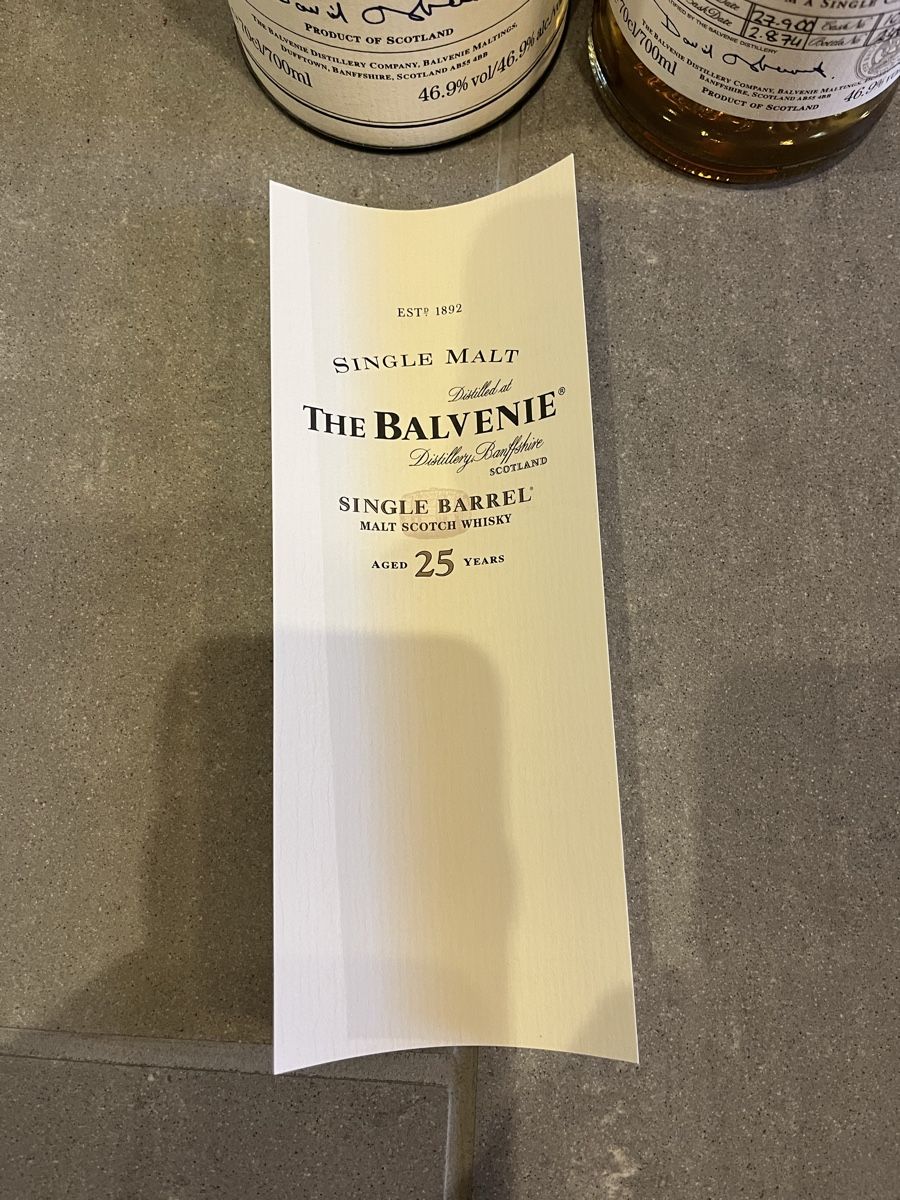 Balvenie Bevande alcoliche: The Balvenie Single Malt Whisky – Nuovo e nell'imballaggio originale da Neerach venduto da fuz_8d7l 5