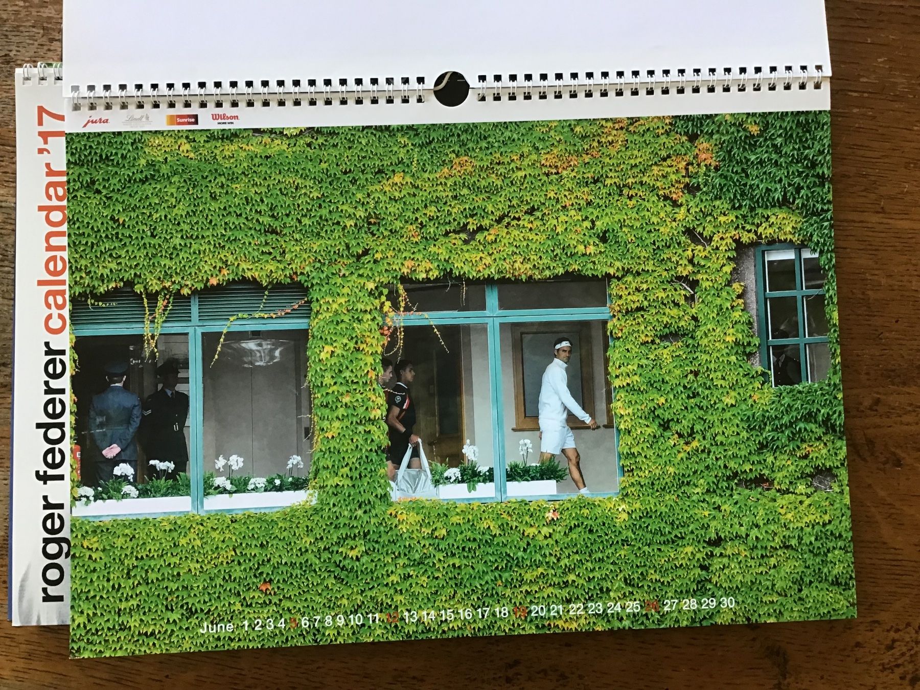 Calendari: Calendrier officiel Roger Federer 2016 – Usato da Fully venduto da Ruby97 3