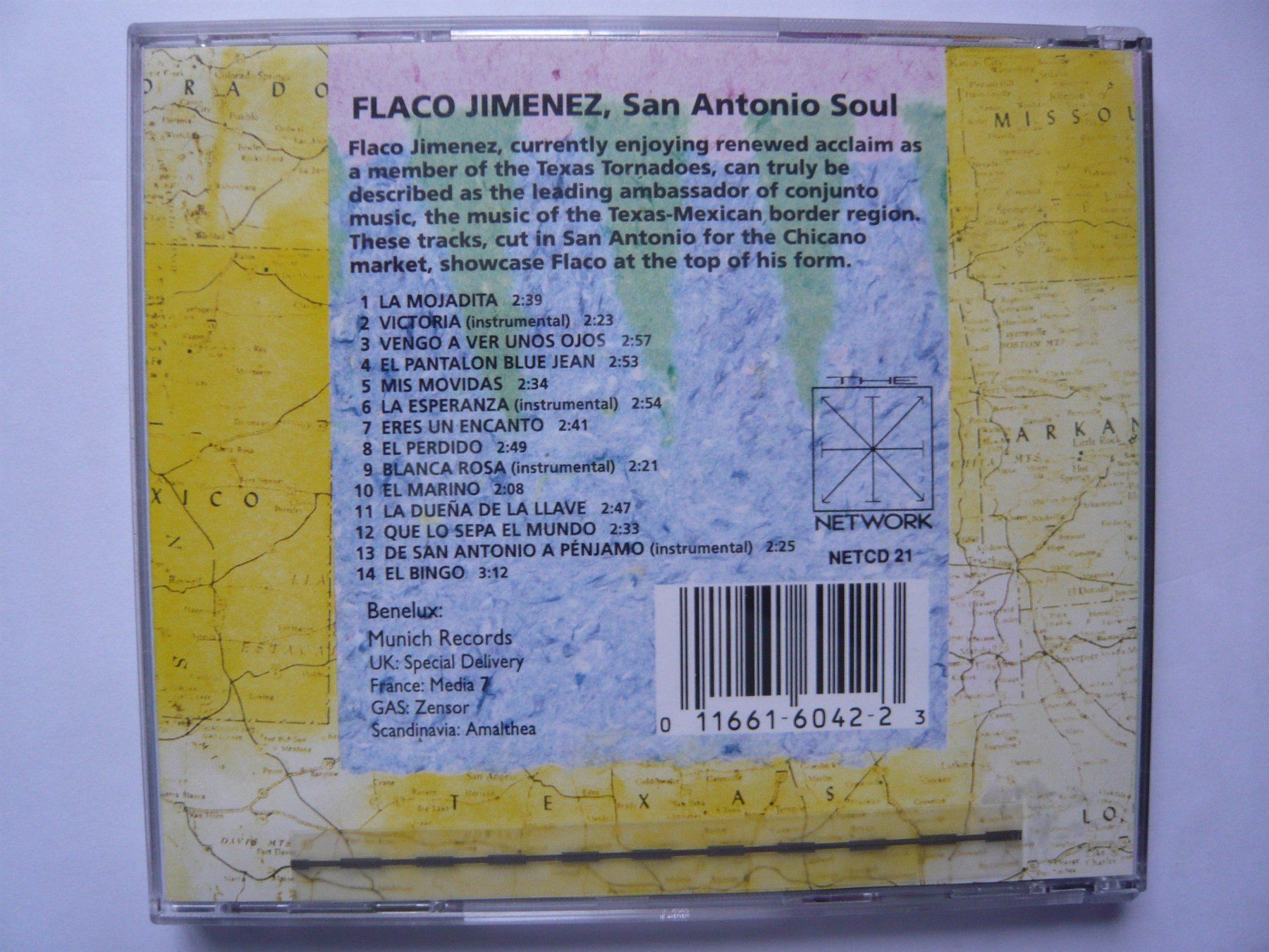 CD: FLACO JIMENEZ SAN ANTONIO SOUL – Usato da Winterthur venduto da Cajun 1